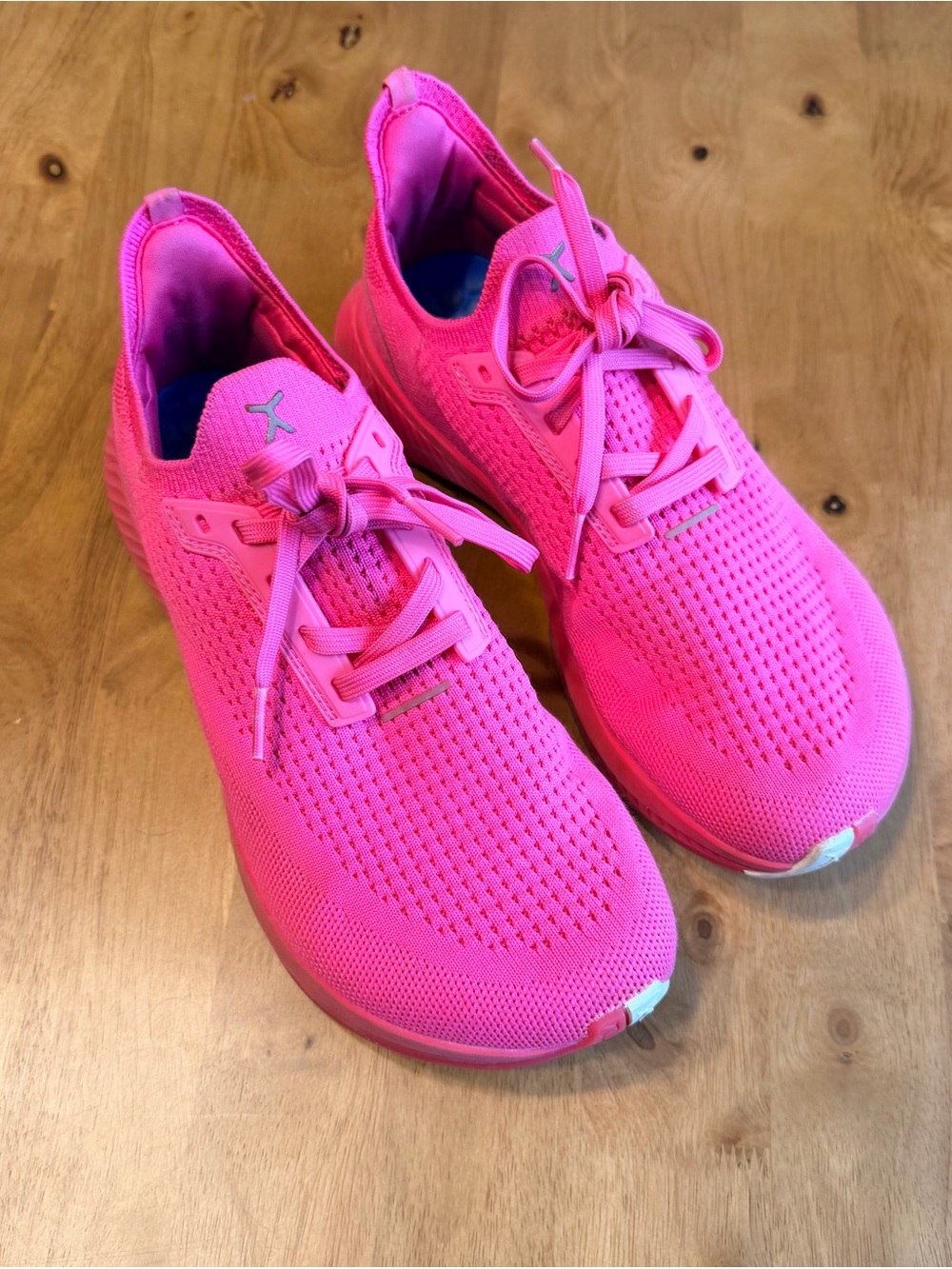 Flux Footwear Adapt Runner Neon Pink Knit Barefoot Running Shoes Womens 7.5